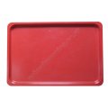 Δίσκος πλαστικός 60x40x2cm χρώματος κόκκινο